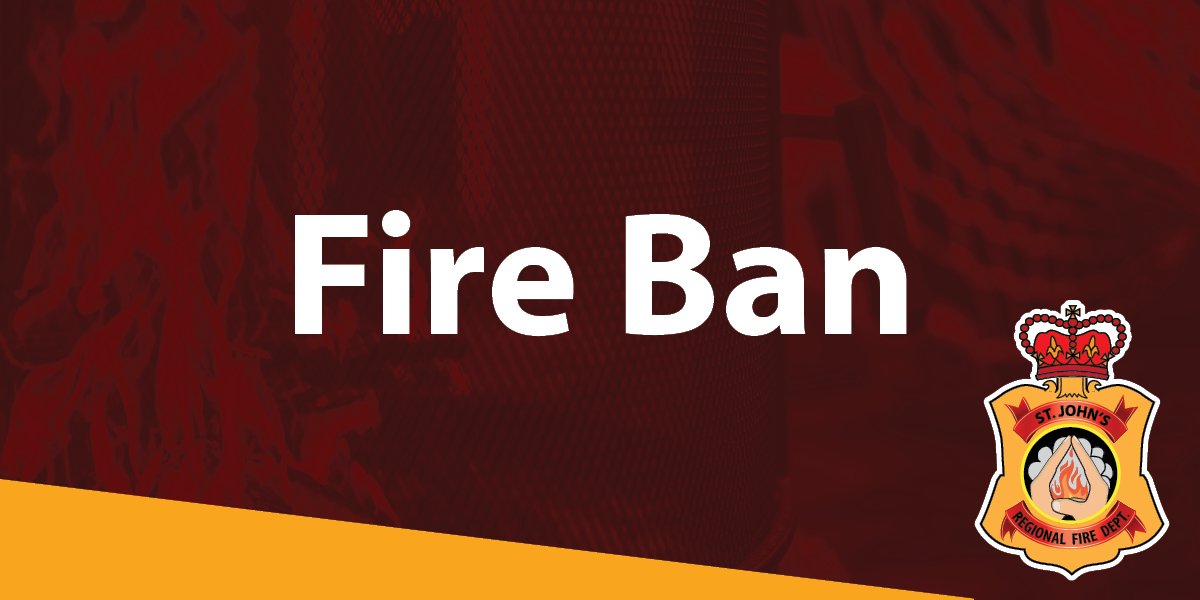 Background picture of a firepit with text that says Fire Ban